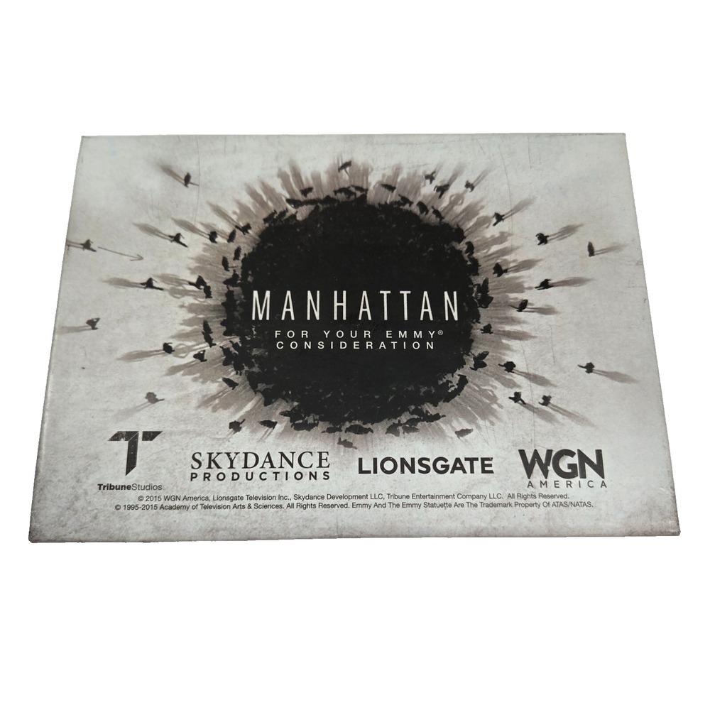 RARE - Manhattan Season 1 (4 DVD SET ) - For Your Emmy Consideration WGN